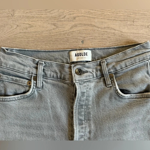 AGOLDE Nico high rise slim fit -wash gray size 26 - Picture 4 of 9